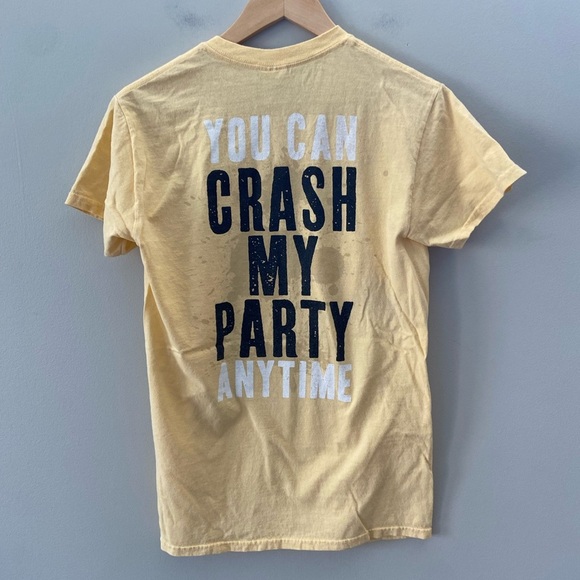 Luke Bryan Y2K Country 2013 You Can Crash My Party Anytime Graphic Band Tee - Picture 2 of 2